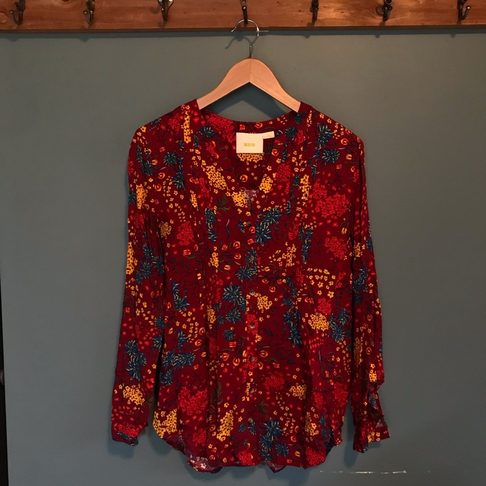 Maeve floral blouse